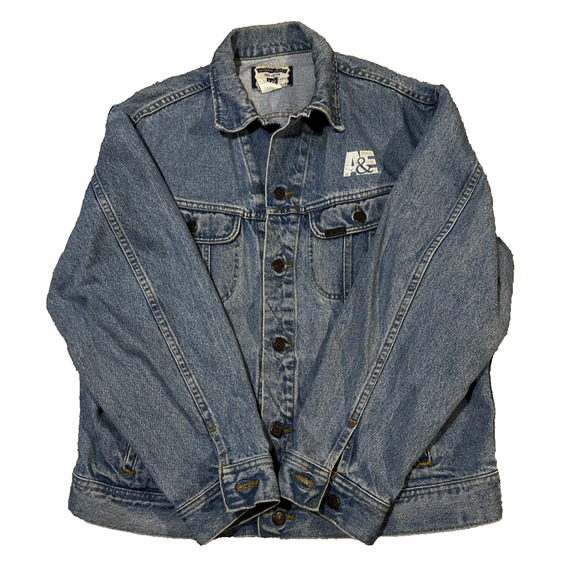 Lee Other - Vintage Lee Denim Jacket Men’s Medium Blue Jean Trucker 100% Cotton USA Made